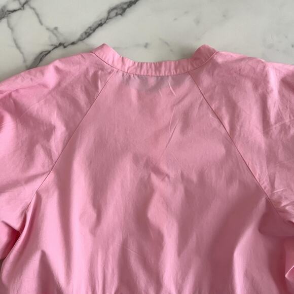 English Factory short puff sleeve Tiered midi Sundress pink Sz Small Balletcore - Picture 9 of 11